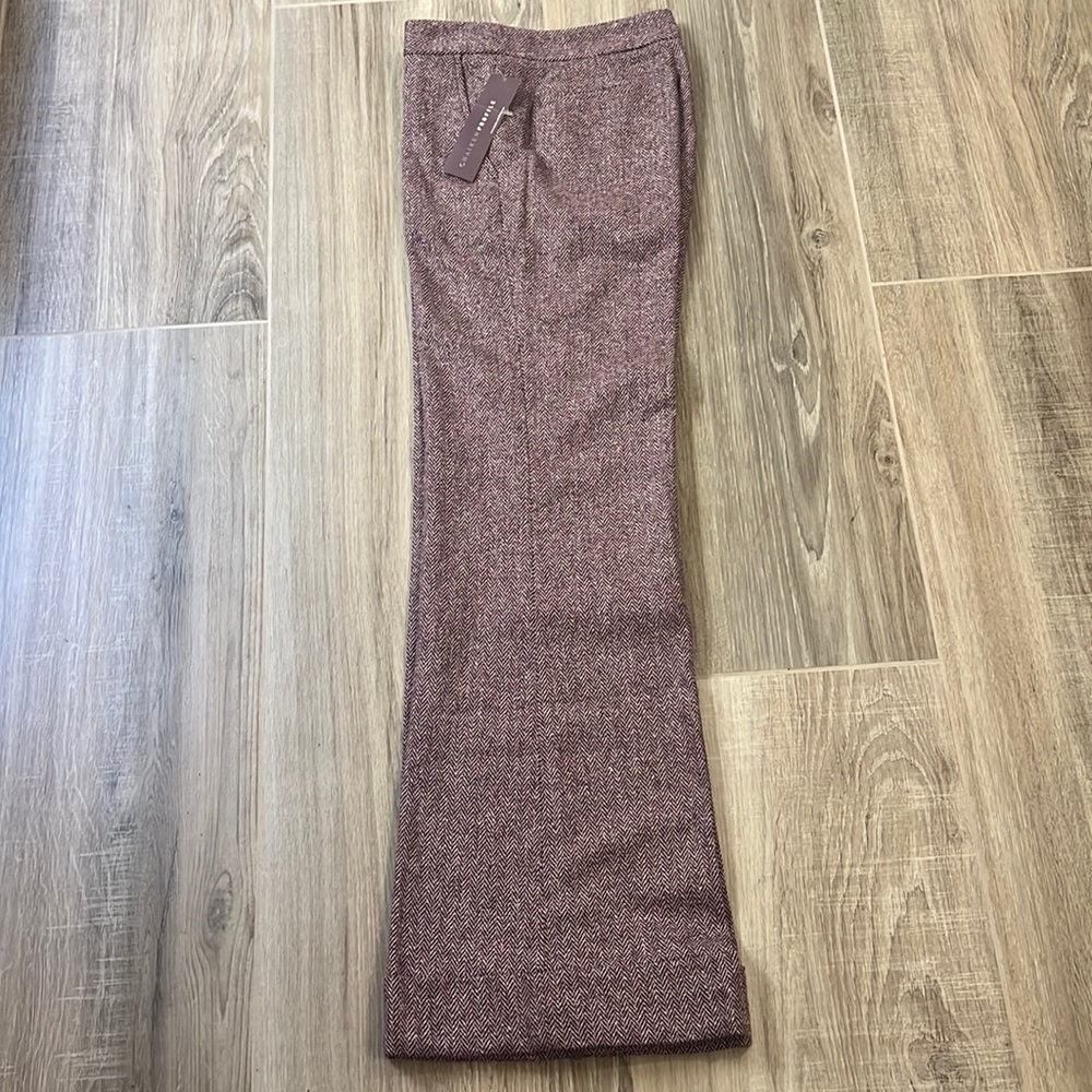 CHAIKEN PROFILE NWT Women’s herringbone trouser pants Size 4